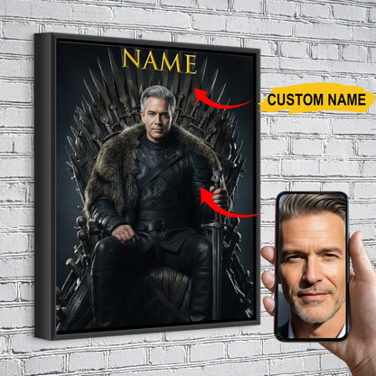 The Northern King – Custom Northern Royal Portrait Gift For You or Your Loved Ones