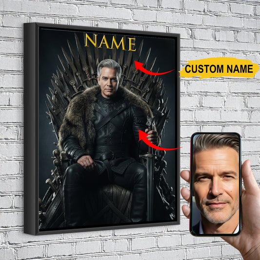 The Northern King – Custom Northern Royal Portrait Gift For You or Your Loved Ones